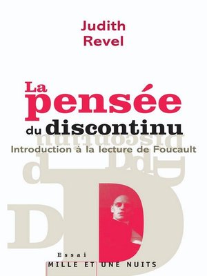 cover image of Foucault, une pensée du discontinu